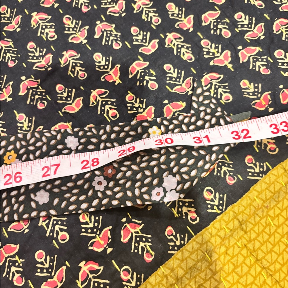 Madewell silk floral polka dot skinny scarf bandana - Picture 4 of 4